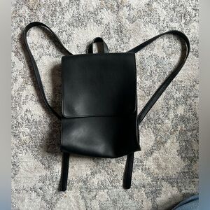 Black Mini Backpack